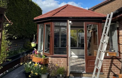 Conservatory roof renovation