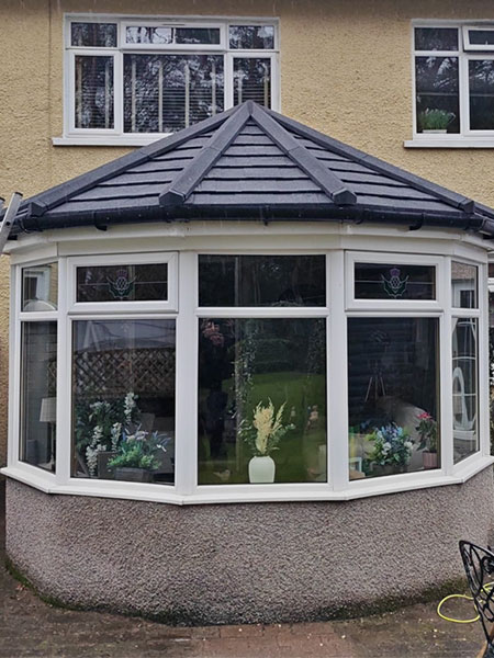 new tiled conservatory roof